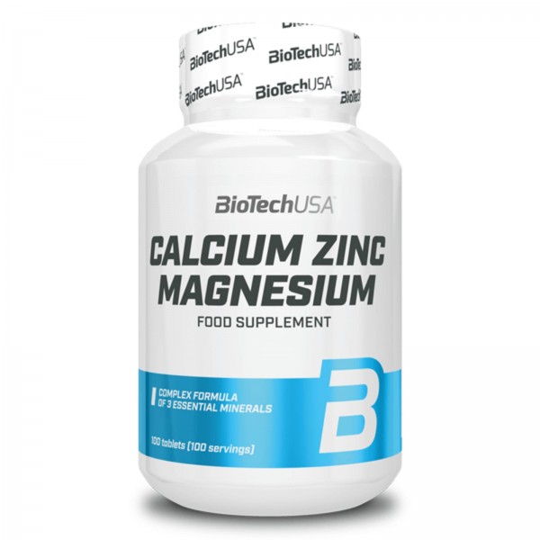 BioTech USA Calcium Zink Magnesium 100 Tabletten