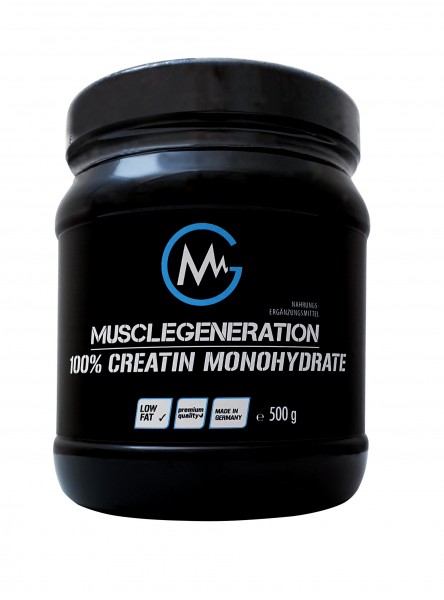 Musclegeneration 100% Creatine Monohydrate 500g neutral