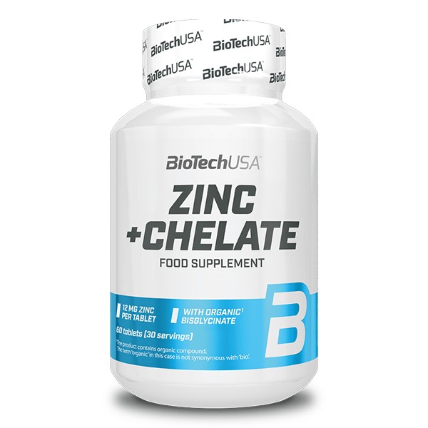 BioTech USA Zink+Chelate 60 Tabletten